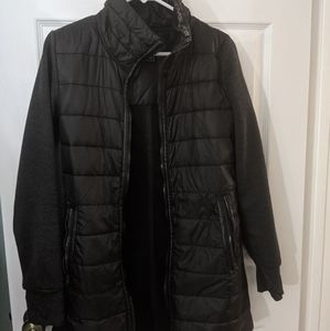 Black puff jacket